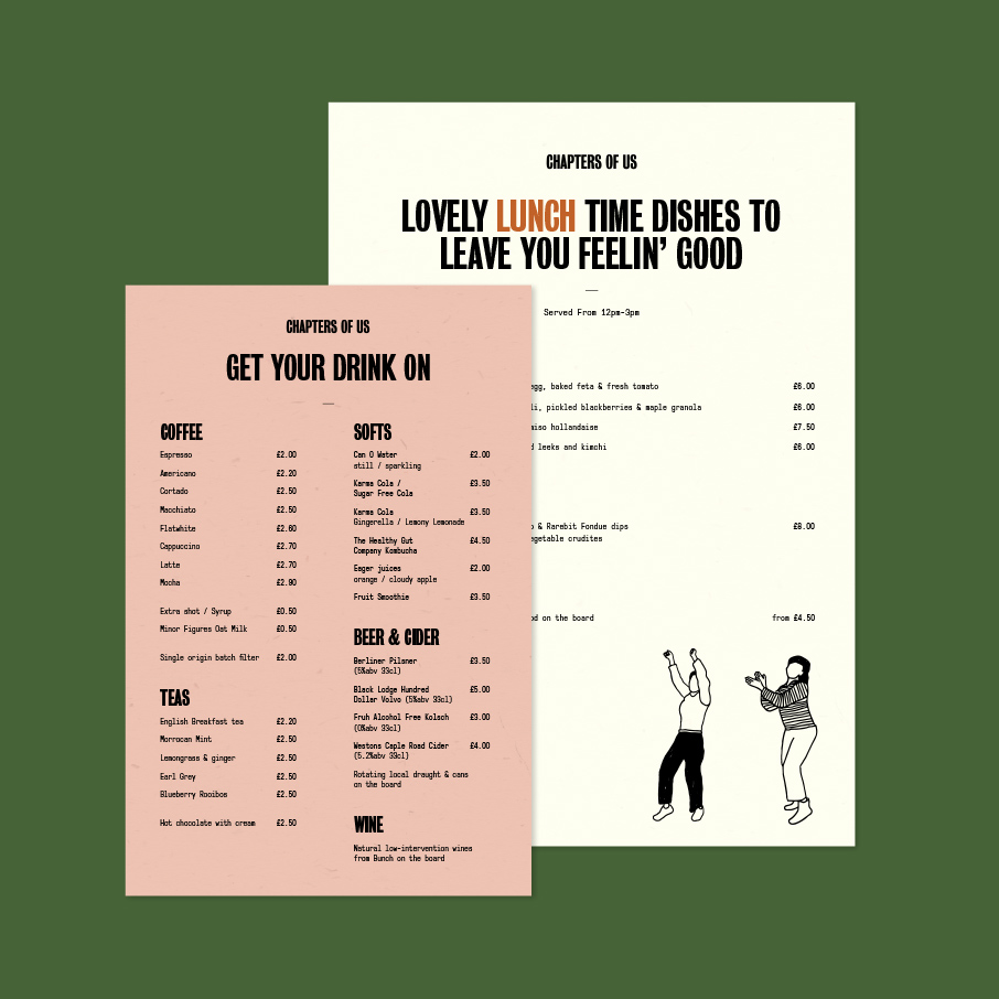 COU_Menu Chapters of Us menu