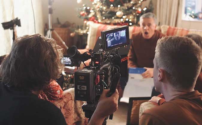 Nextbase-behind-the-scenes Nextbase Christmas AD behind the scenes of filming