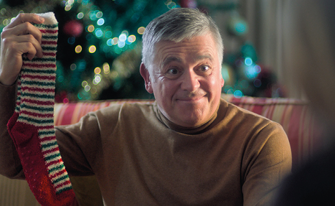 nextbase xmas ad Nextbase Christmas AD man with a sock