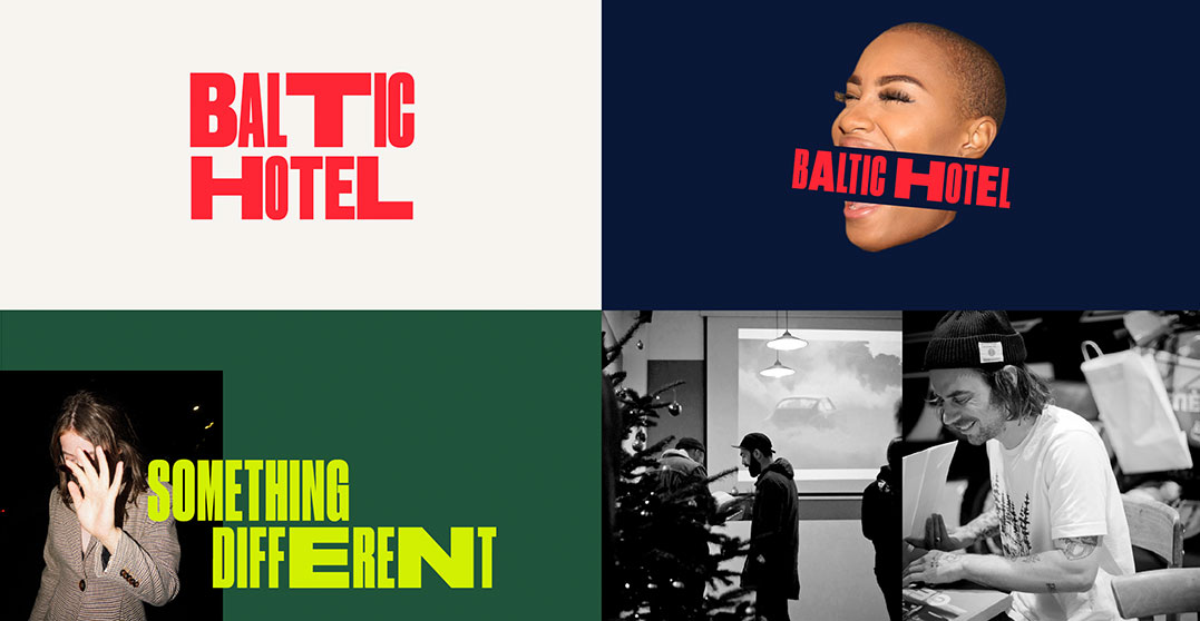Brand identity for Liverpool's Baltic Hotel